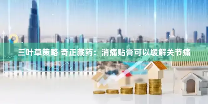 三叶草策略 奇正藏药：消痛贴膏可以缓解关节痛